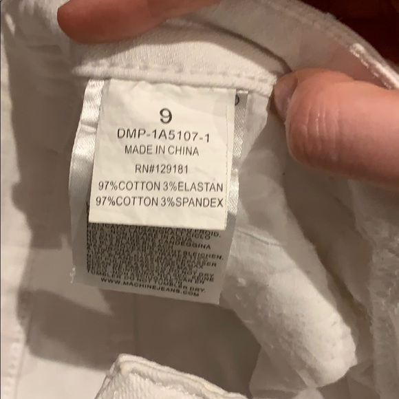 Machine White Skinny Ripped Jeans - Picture 6 of 8